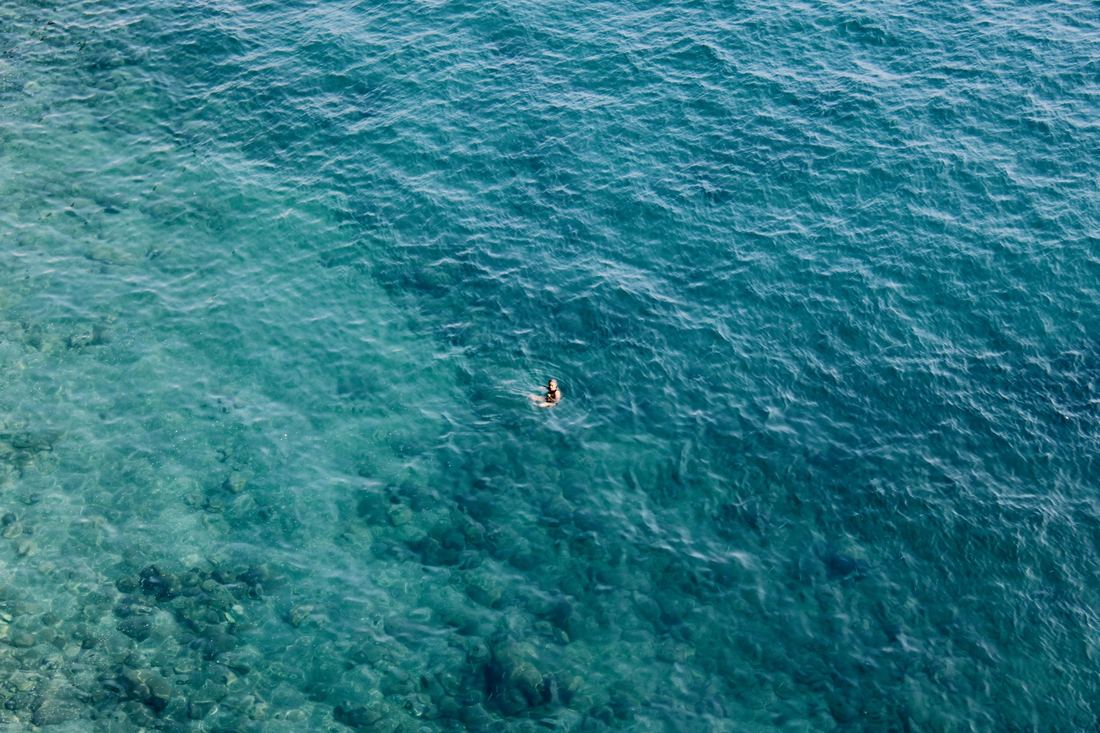 O nadador, Positano